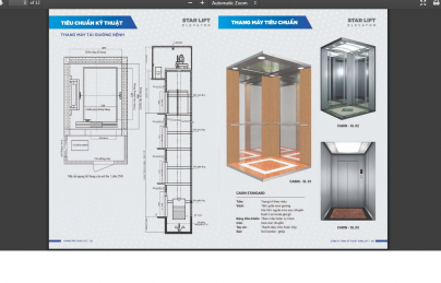 thang máy tiêu chuẩn thang máy tiêu chuẩn