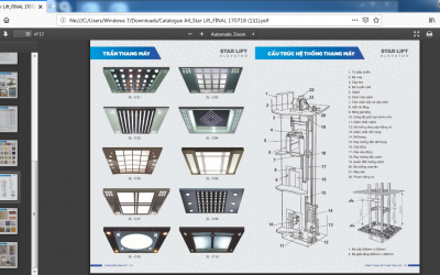 trần thang máy trần thang máy